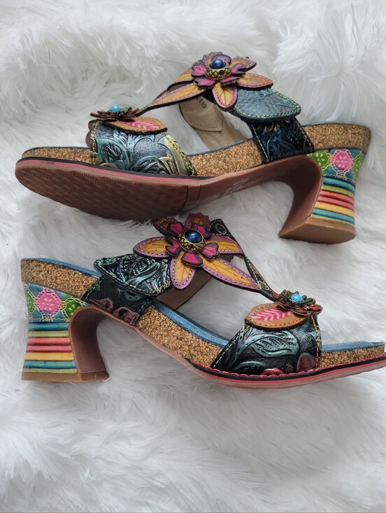 L'artiste Shoes - L'Artiste - Rossie Sandals - Slip On Sandals